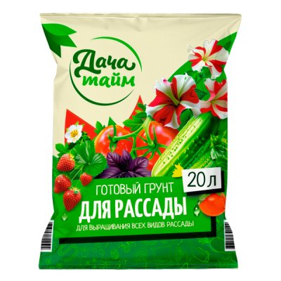 Грунт для рассады, 20л, Дача Тайм