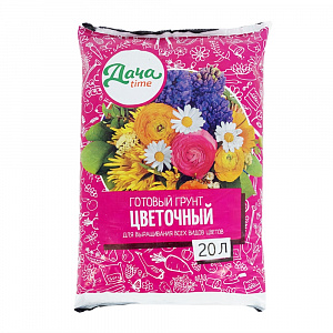 Грунт для цветов, 20л, Дача Тайм