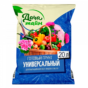 Грунт универсальный, 20л, Дача Тайм