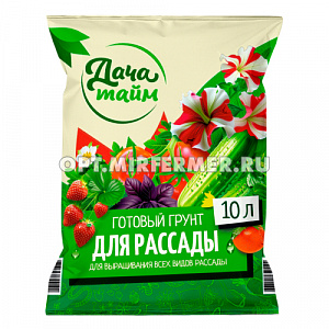 Грунт для рассады, 10л, Дача Тайм